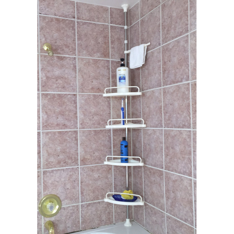 Rebrilliant Gosnold Tension Pole Stainless Steel Shower Caddy & Reviews